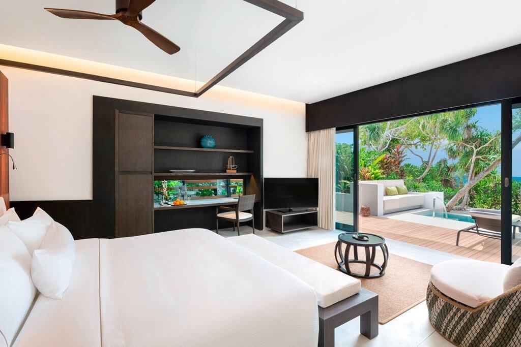 Westin Maldives Miriandhoo Resort-Island Villa with Pool-Interior