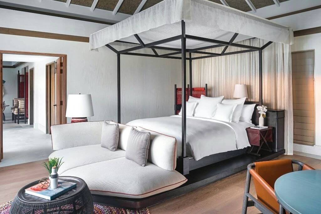 InterContinental Maldives Beach Villas Bedroom