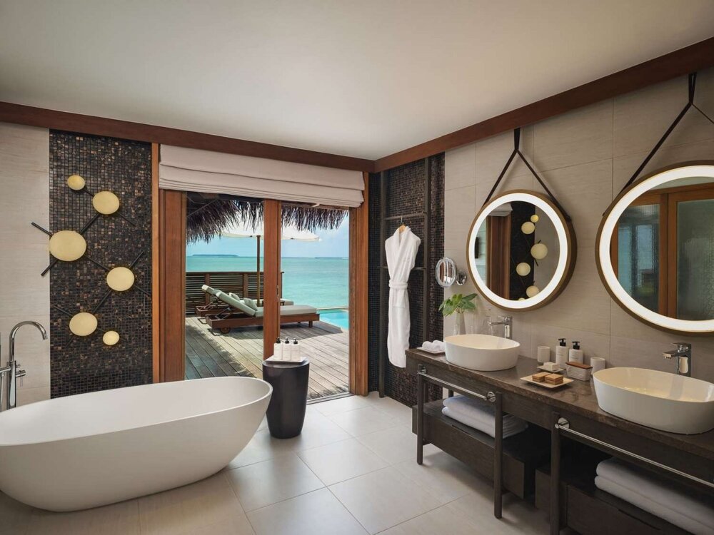 conrad sunset water villa with pool
