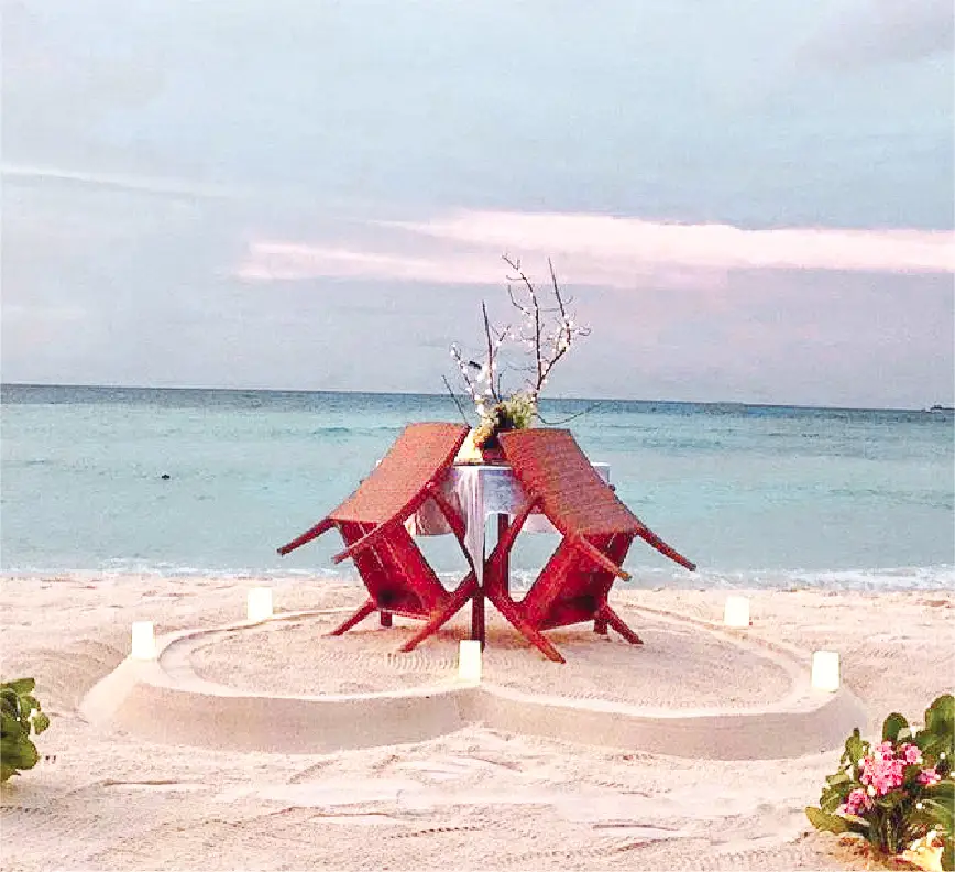 馬爾地夫-居民島-浪漫沙灘晚餐