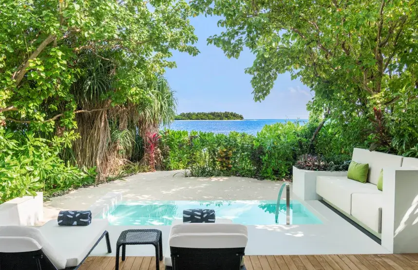 Westin Maldives - Deluxe Beach Villa Pool Deck