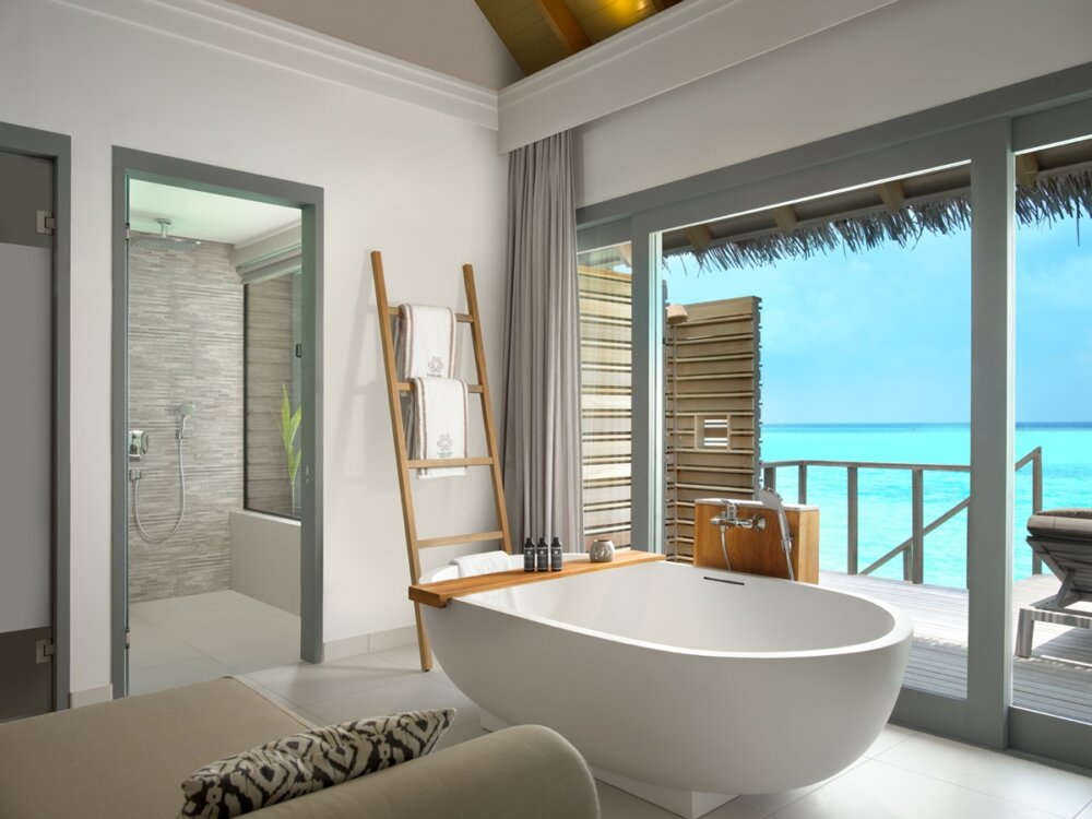 Over Water Pool Villa Bathroom